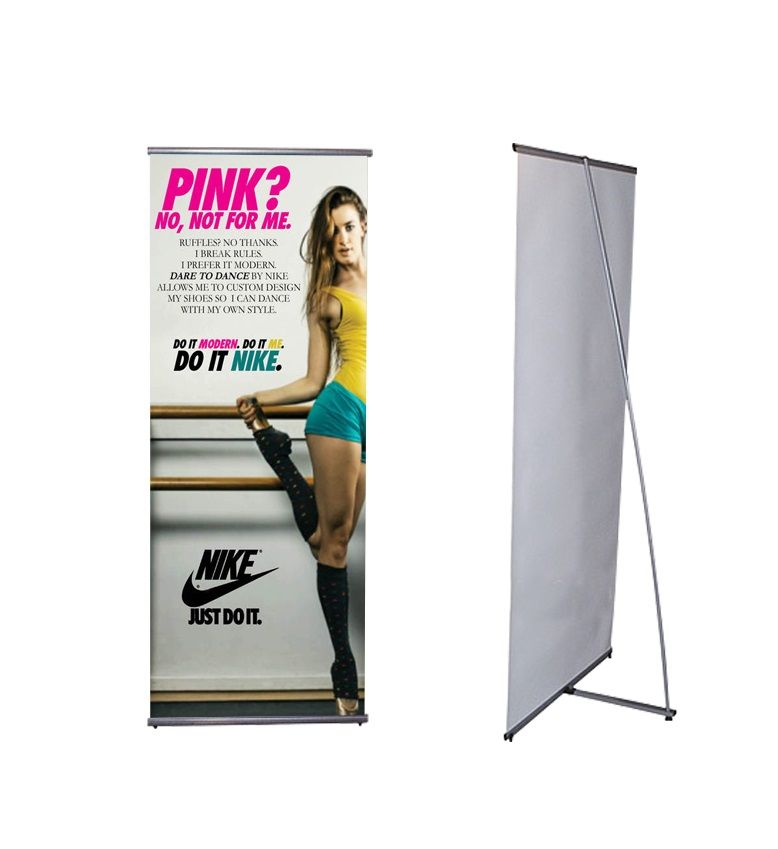 L Banner Stand Banner Printing